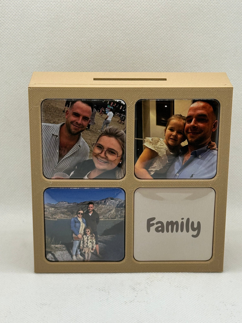 ✨ Gepersonaliseerde Fotospaarpot met Verwisselbare Fotomagneten ✨