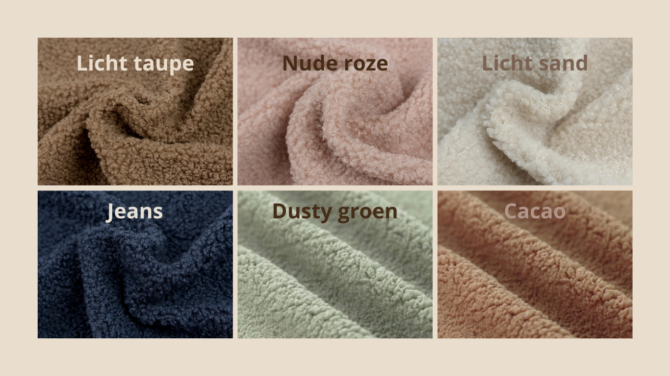 Houten Wandlamp met Teddy Stof